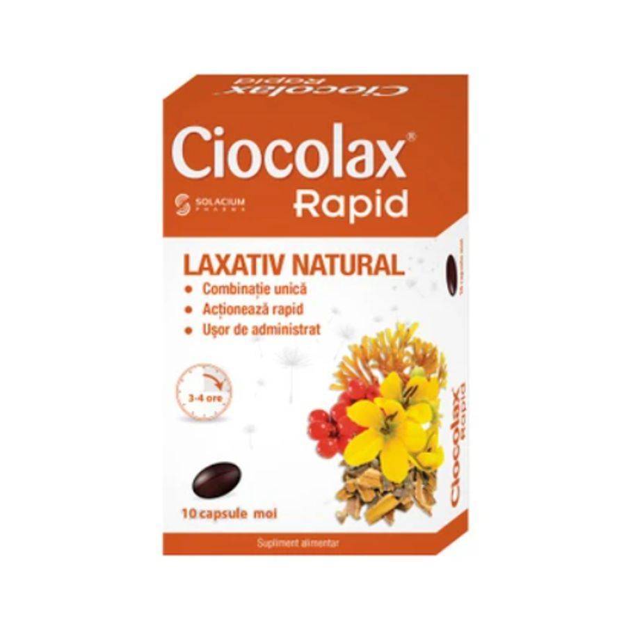 Ciocolax Rapid, 10 capsule, Solacium